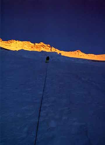 
Climbing Lhotse Wall At Sunset 1990 - Peaks Of Glory book
